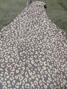 Lavender Animal Print Halter Top